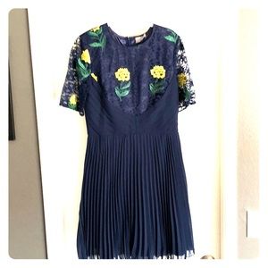 Asos dress with pleats